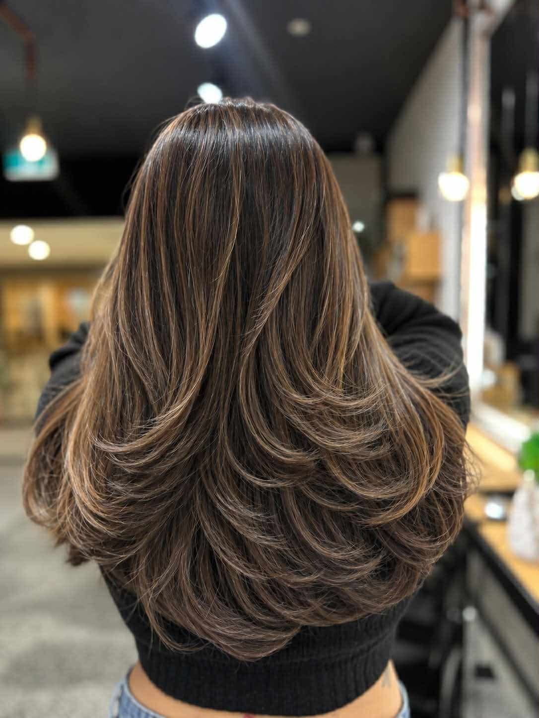 Blow-dry finish at Hair Station